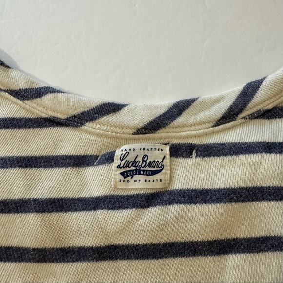 Lucky Brand 3/4 Sleeve Sweatshirt - Picture 4 of 6